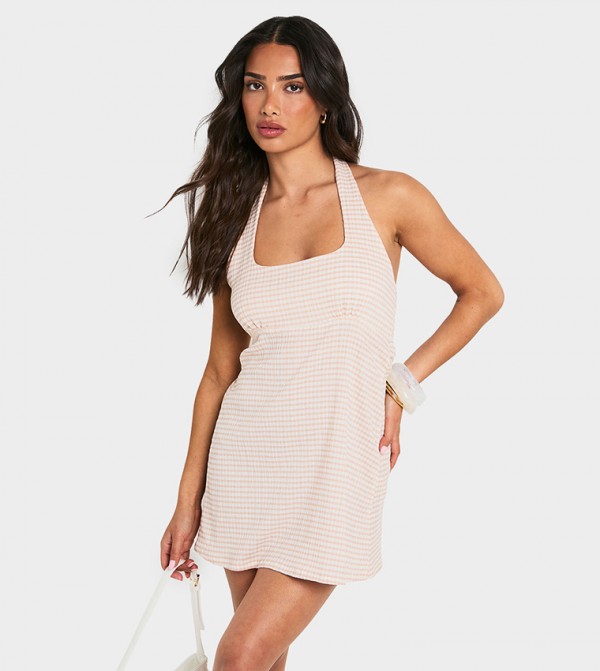 بوهو  - بيج Mini Dresses