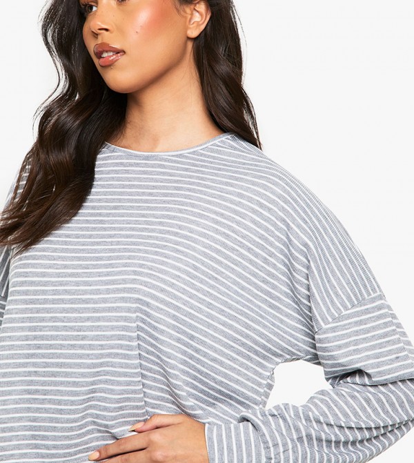 boohoo  Sleepwears & Loungewears - Grey Pyjama Set