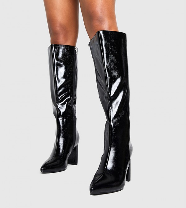 boohoo boohoo - Black Knee length Boots