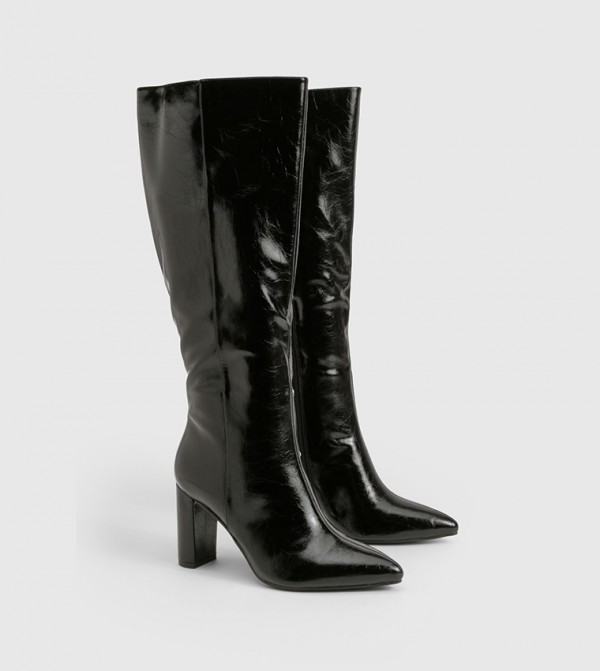 boohoo boohoo - Black Knee length Boots