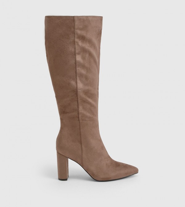 boohoo  Boots - Brown Knee length Boots