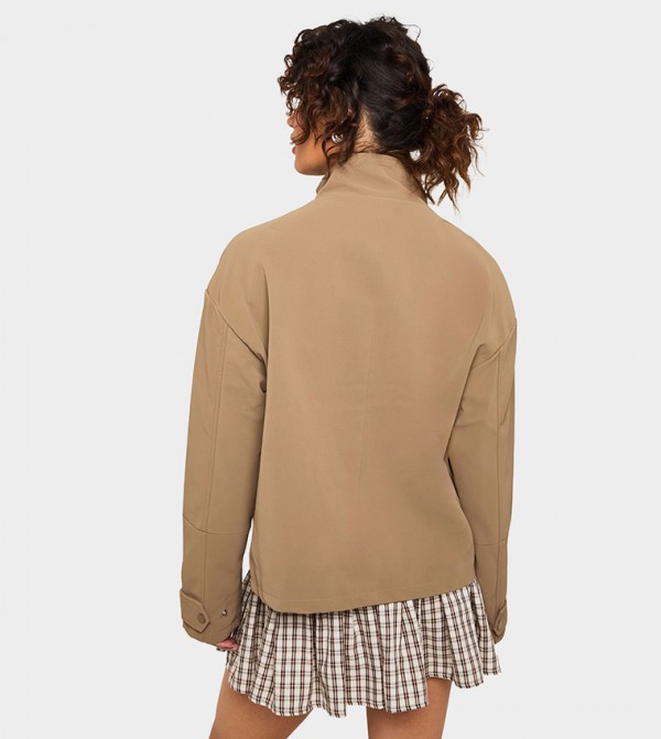 boohoo boohoo - Taupe Casual Jackets