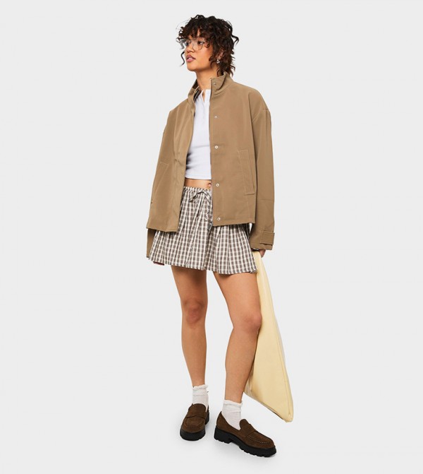 boohoo boohoo - Taupe Casual Jackets