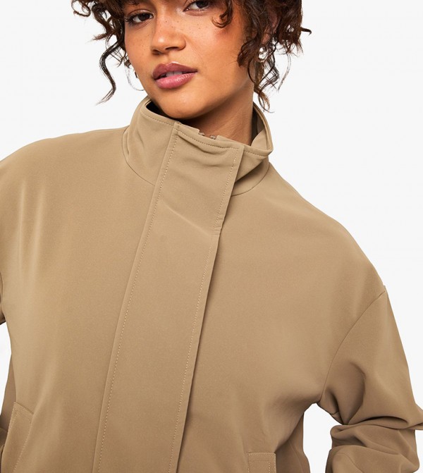 boohoo boohoo - Taupe Casual Jackets
