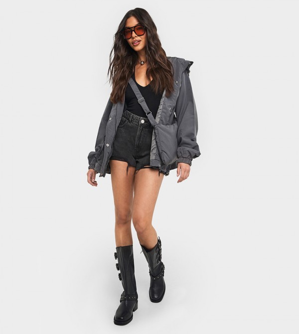 boohoo boohoo - Grey Casual Jackets