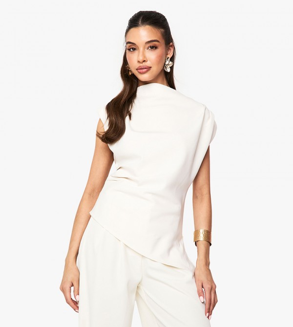 بوهو بوهو - أبيض Casual Tops