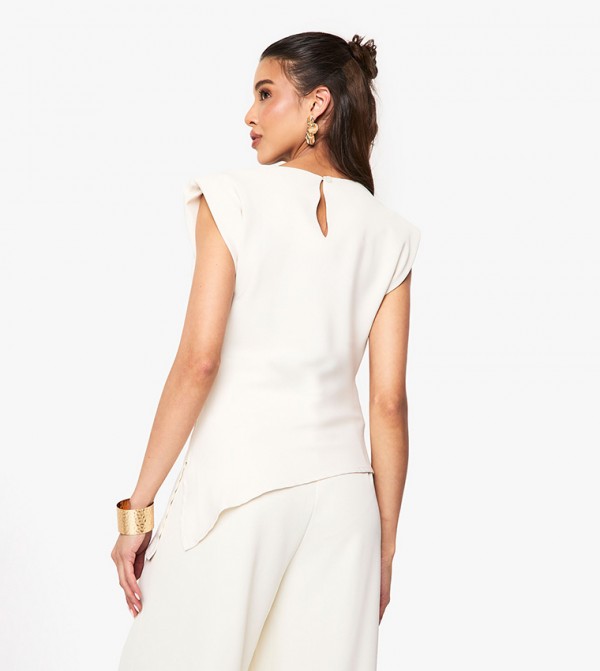 بوهو بوهو - أبيض Casual Tops