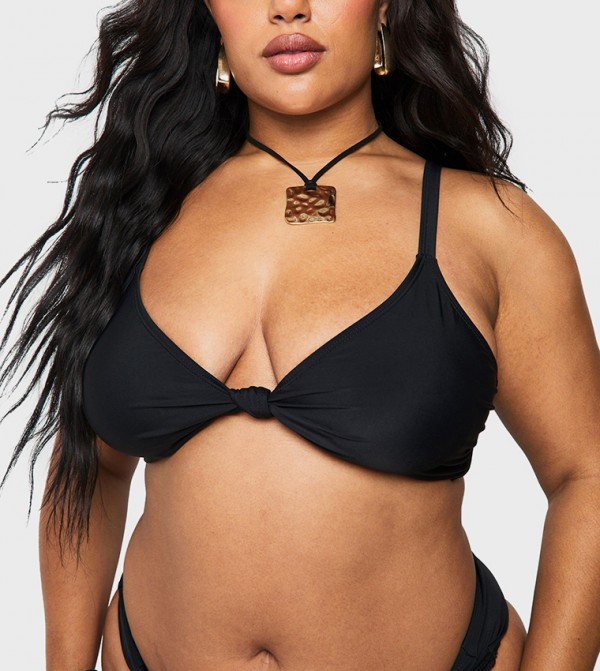 بوهو توب بكيني - أسود Bikini Tops