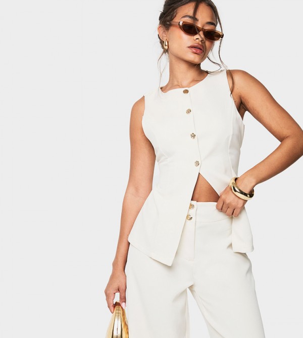 boohoo boohoo - White Waistcoats
