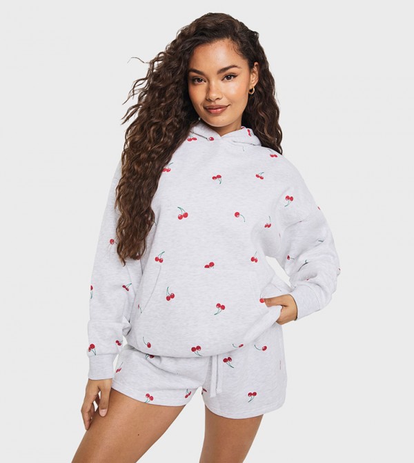 boohoo  Co-Ord Set - Grey Co-Ord Set