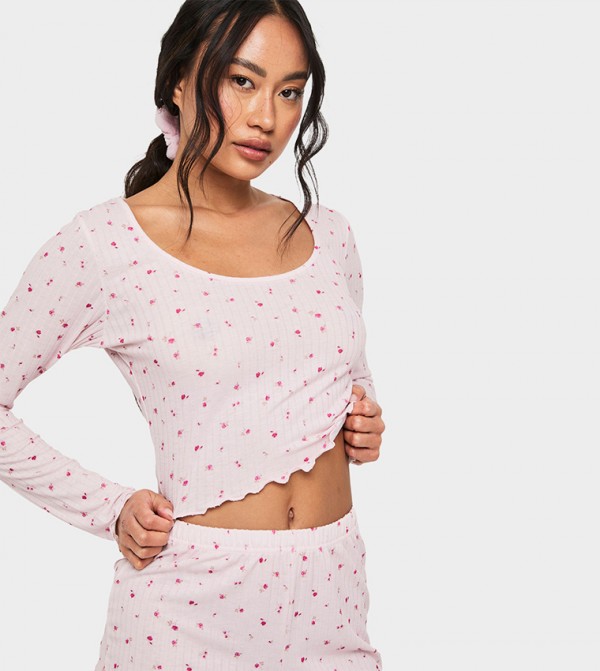 بوهو  ملابس نوم - أبيض Pyjama Set