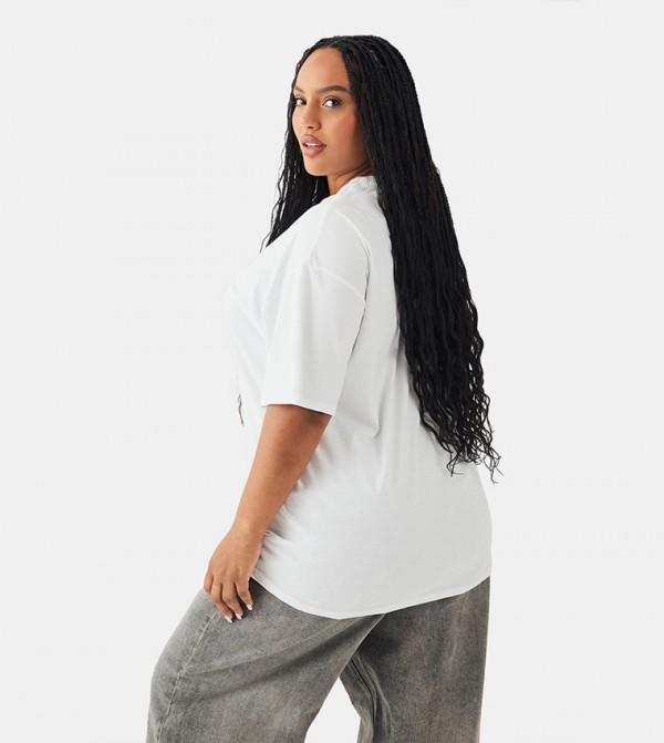 boohoo  - White Casual T-Shirts