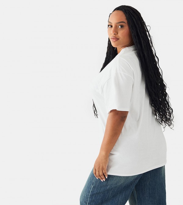 boohoo  - White Casual T-Shirts
