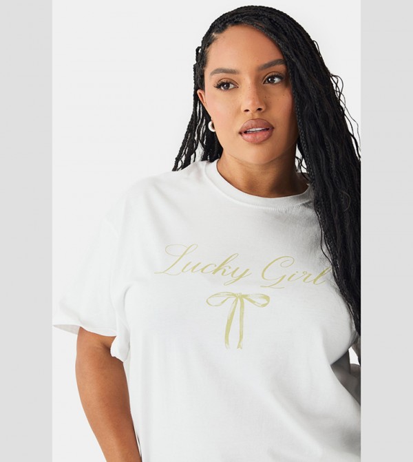 boohoo  - White Casual T-Shirts