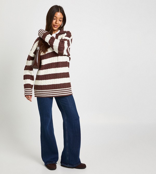 بوهو  ملابس - متعدد V-neck Sweaters