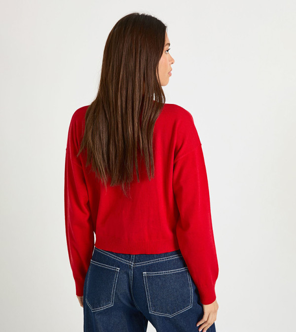 boohoo  gifting - Red Cardigans