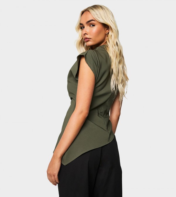 boohoo boohoo - Khaki Casual Tops