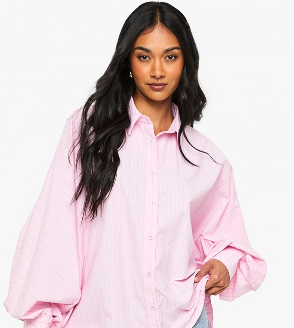 boohoo  Shirts - Pink Shirts