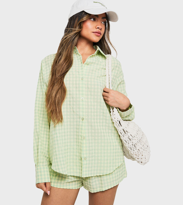 بوهو  uni-b - أخضر قمصان