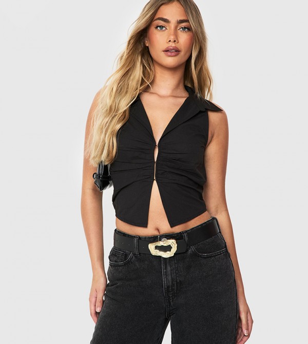 boohoo  Belts - Black Non Leather Belts