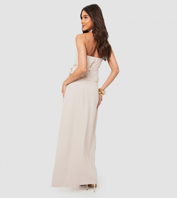 boohoo  Maxi Skirts - Off White Maxi Skirts