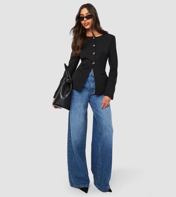 boohoo  Blazers - Black Blazers