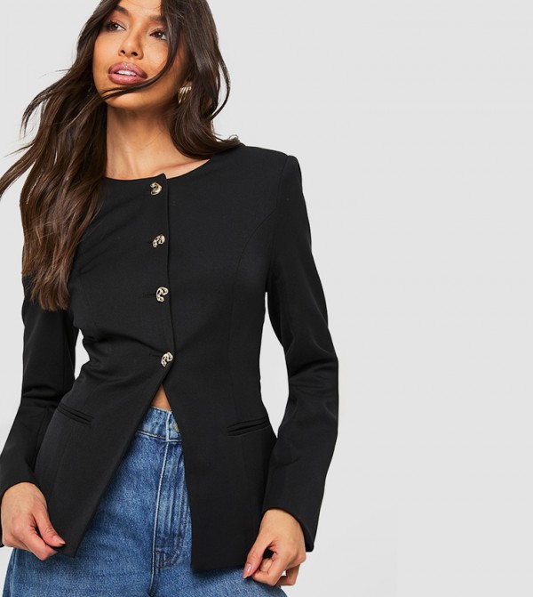 boohoo  Blazers - Black Blazers