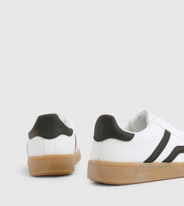 boohoo  Sneakers - White Low Top