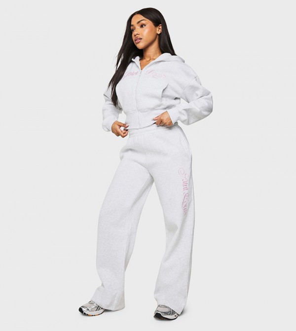boohoo  Co-Ord Set - LIGHT GREY Co-Ord Set