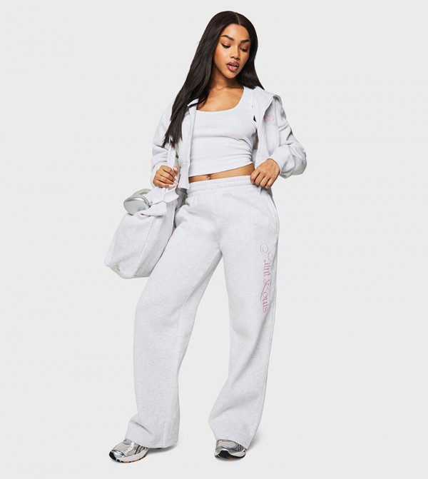boohoo  Co-Ord Set - LIGHT GREY Co-Ord Set
