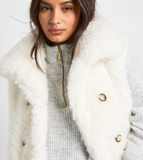 بوهو جاكيتات ومعاطف - أبيض جاكيتات كاجوال