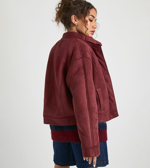 boohoo Jackets & Coats - Red Casual Jackets