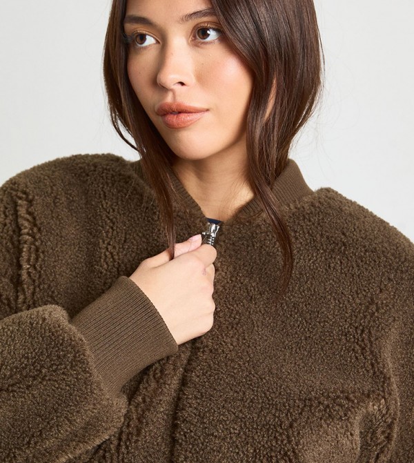 boohoo  Clothing - Olive Casual Jackets