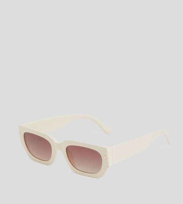 boohoo  Sunglasses - Cream undefined