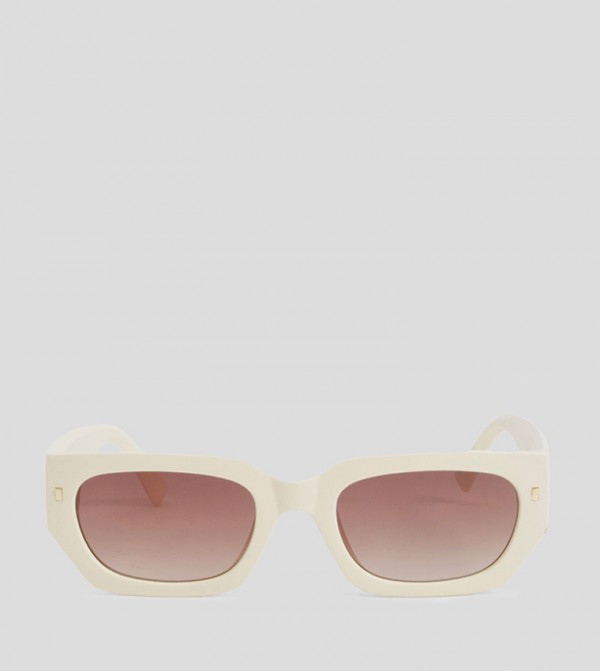 boohoo  Sunglasses - Cream undefined