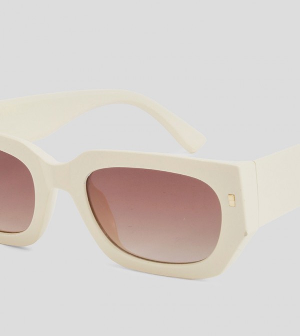 boohoo  Sunglasses - Cream undefined