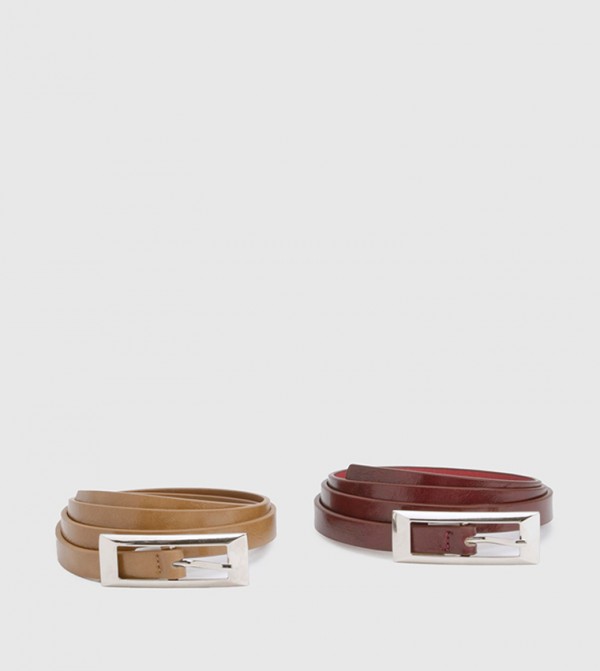 boohoo  Belts - Multi Leather Belts