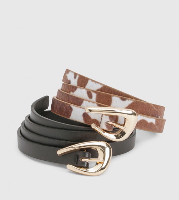 boohoo  Belts - Multi Leather Belts