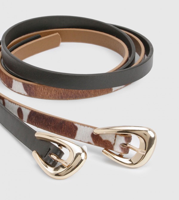 boohoo  Belts - Multi Leather Belts