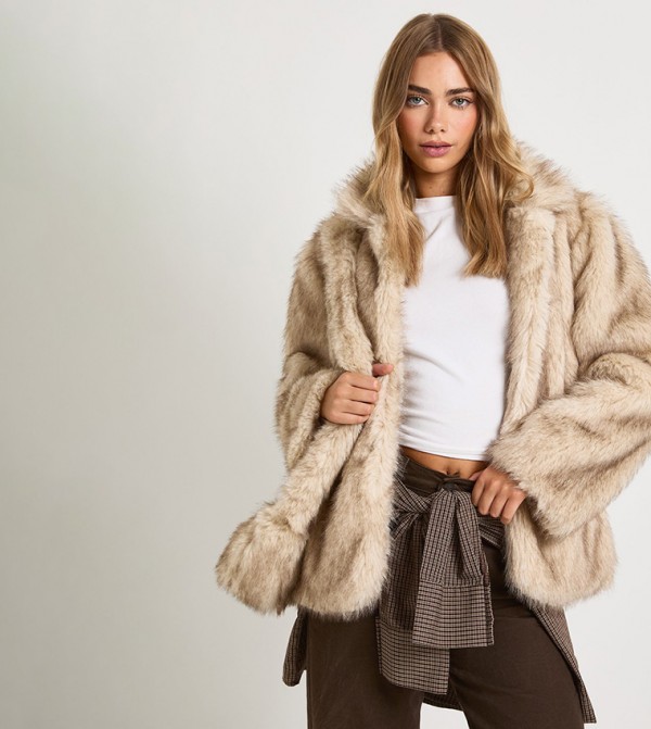 boohoo boohoo - Beige Casual Jackets