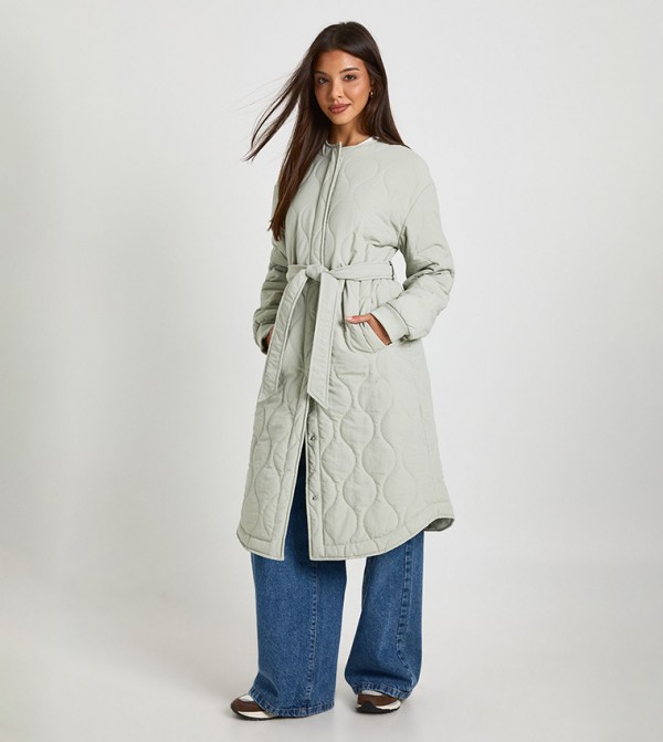 بوهو  معاطف - رمادي معاطف