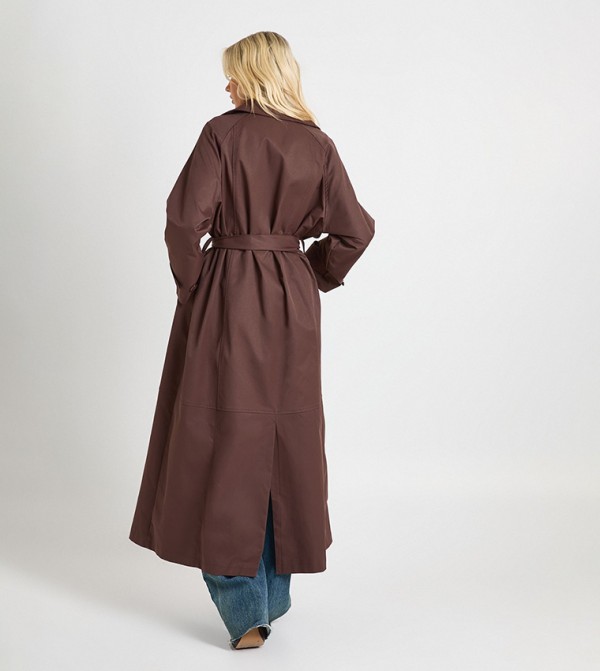 boohoo  Jackets & Coats - Brown Overcoats