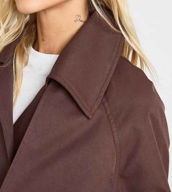 boohoo  Jackets & Coats - Brown Overcoats