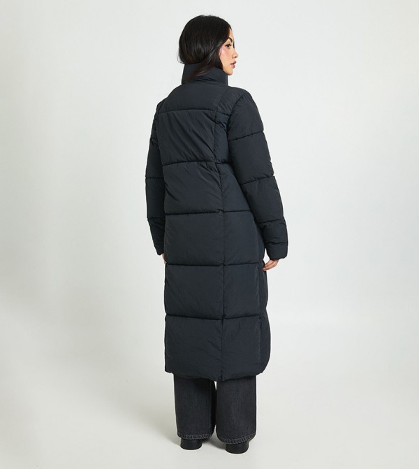 boohoo  Overcoats - Black Overcoats