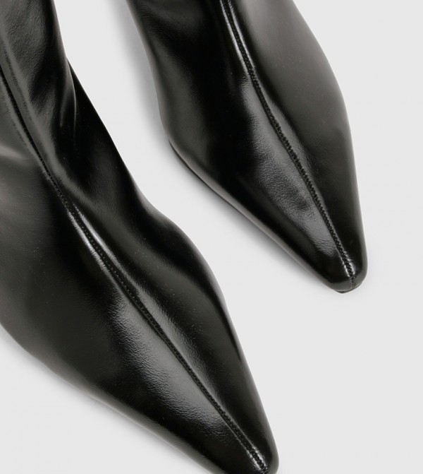 boohoo Boots - Black Knee length Boots