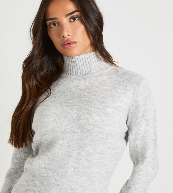 بوهو فساتين ميني - رمادي Mini Dresses