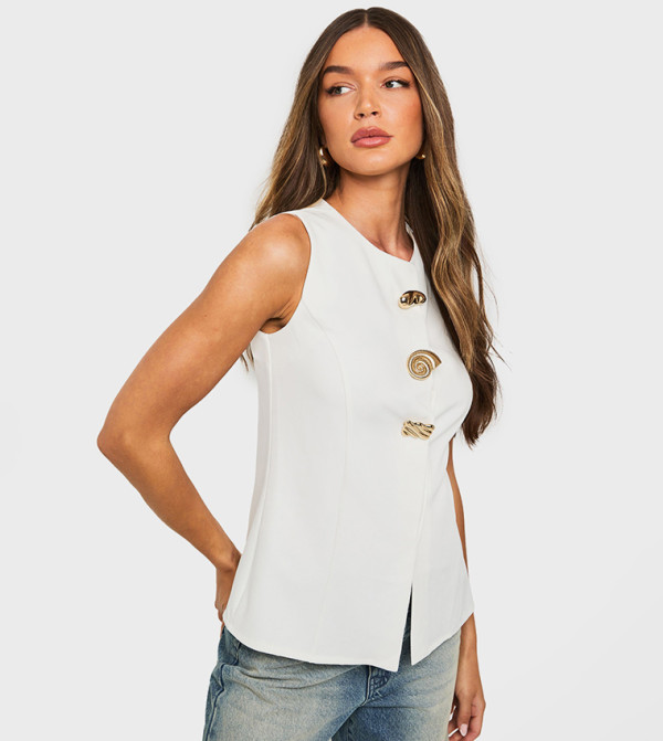 boohoo boohoo - White Waistcoats