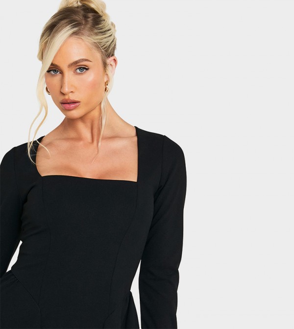 بوهو فساتين ميني - أسود Mini Dresses