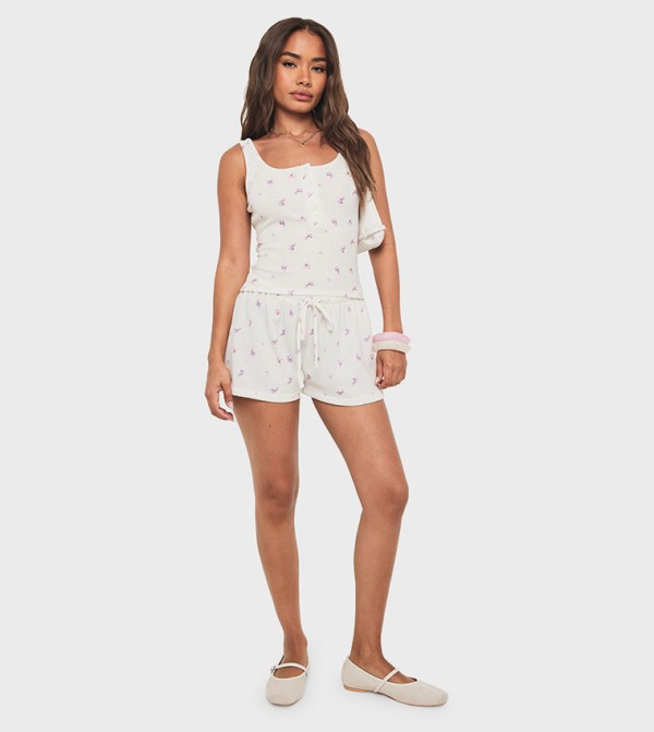 boohoo boohoo - White Sleeveless Tops