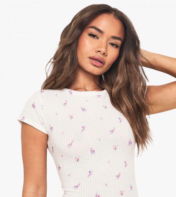 boohoo boohoo - White Casual T-Shirts